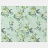 Mooie  Floral Fleece Deken (Voorkant (Horizontaal))