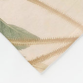 Mooie Floral Fleece Deken (Hoek)