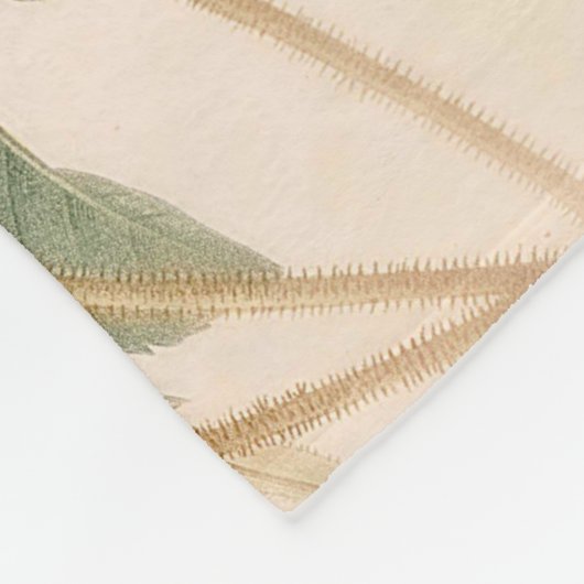 Mooie  Floral Fleece Deken (Hoek)