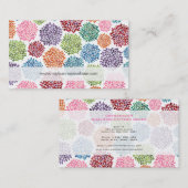 Mooie Floral Flowers Aangepaste Visitekaartjes (Voorkant / Achterkant)