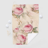 Mooie  Floral Golfhanddoek (Insitu)