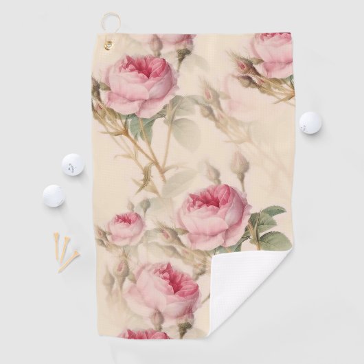 Mooie Floral Golfhanddoek (Insitu)
