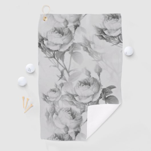 Mooie  Floral Golfhanddoek (Insitu)
