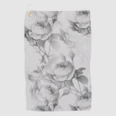 Mooie  Floral Golfhanddoek (Voorkant)