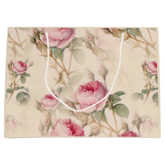 Mooie  Floral Groot Cadeauzakje (Voorkant)