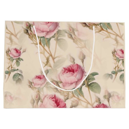 Mooie  Floral Groot Cadeauzakje (Achterkant)