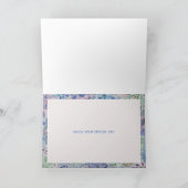 Mooie Floral Happy Birthday Kaart (Binnen)