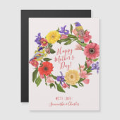 Mooie, floral Happy-Moederdag (Voorkant / Achterkant)