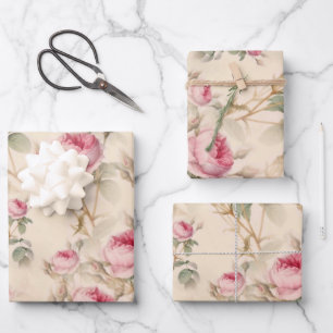 Mooie  Floral Inpakpapier Vel