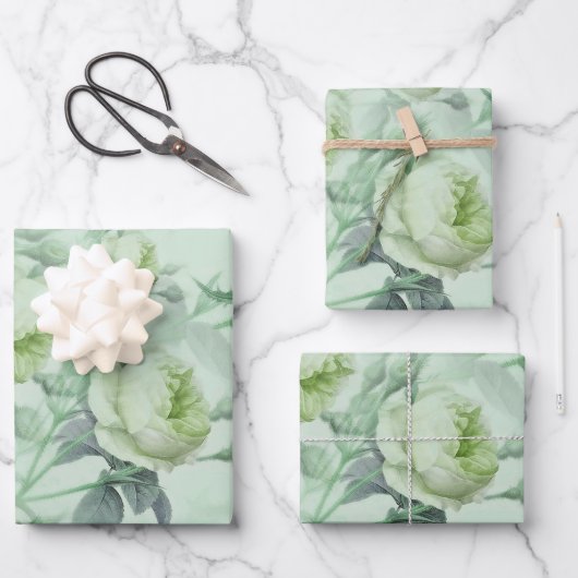 Mooie Floral Inpakpapier Vel (Voorkant)