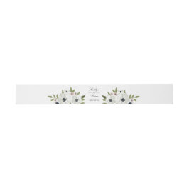 Mooie Floral Invitation Belly Band Uitnodigingen Wikkel