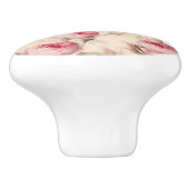 Mooie Floral Keramische Knop (Zijkant)