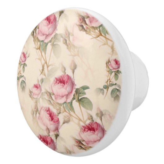 Mooie Floral Keramische Knop (Rechts)