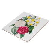 Mooie Floral-keramische Tegel Tegeltje (Zijkant)