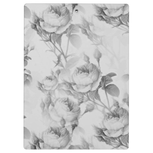 Mooie Floral Klembord (Achterkant)