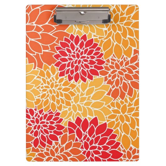 Mooie Floral-klembord Klembord (Voorkant)