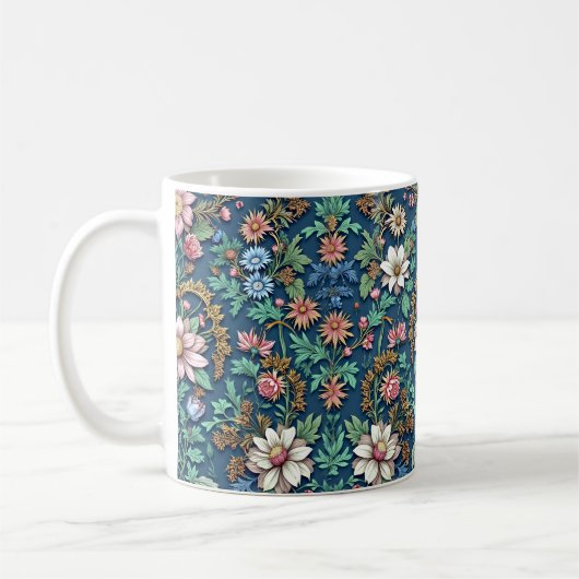 Mooie  Floral Koffiemok (Links)