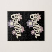 Mooie Floral Kunst Legpuzzel (Horizontaal)