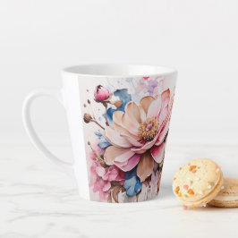 Mooie Floral Latte Mok