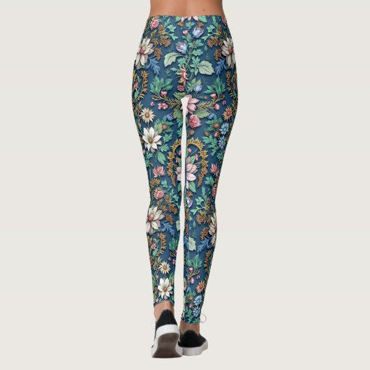 Mooie Floral Leggings (Achterkant)