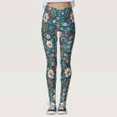 Mooie  Floral Leggings (Voorkant)