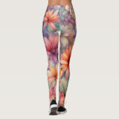 Mooie Floral Leggings (Achterkant)