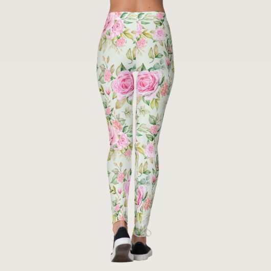 Mooie Floral-Leggings Leggings (Achterkant)