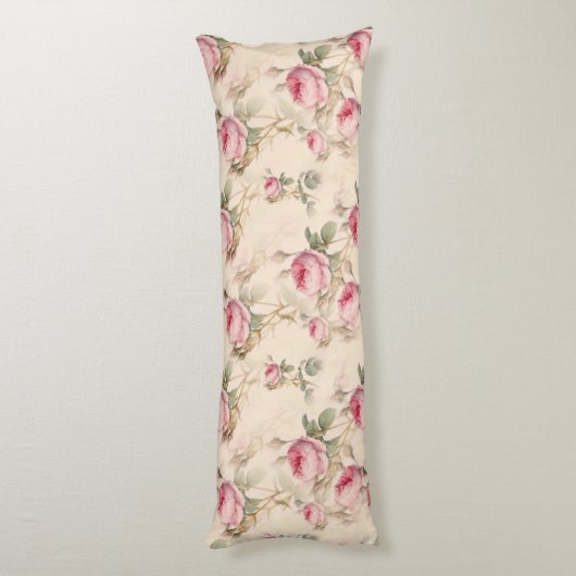 Mooie  Floral Lichaamskussen (Achterkant (Verticaal))