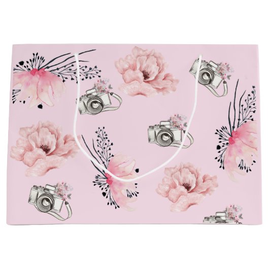 Mooie Floral Light Camera Groot Cadeauzakje (Voorkant)