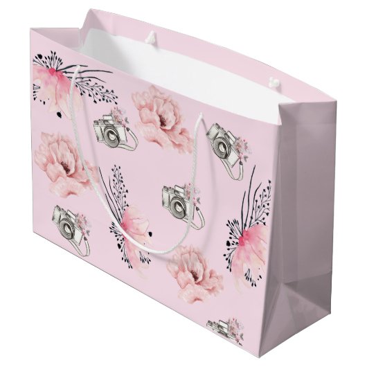 Mooie Floral Light Camera Groot Cadeauzakje (Achterkant Gekanteld)