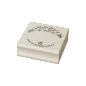 Mooie Floral Line Art social media Rubberstempel (Stempel)