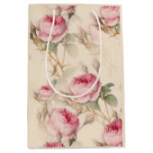 Mooie  Floral Medium Cadeauzakje (Voorkant)