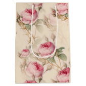 Mooie  Floral Medium Cadeauzakje (Achterkant)