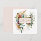 Mooie Floral-Moederdag (Voorkant / Achterkant)