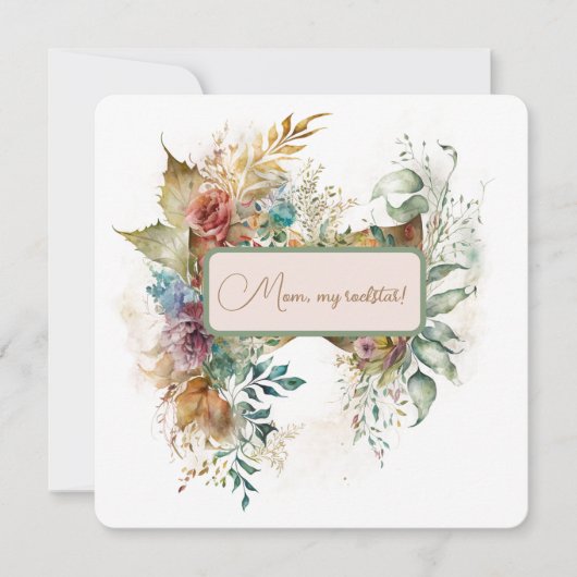 Mooie Floral-Moederdag (Voorkant)