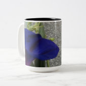 Mooie Floral-Mok Tweekleurige Koffiemok (Voorkant links)
