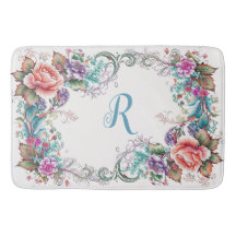Mooie Floral Monogrammed