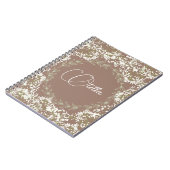 Mooie Floral Notitieboek (Linkerzijde)