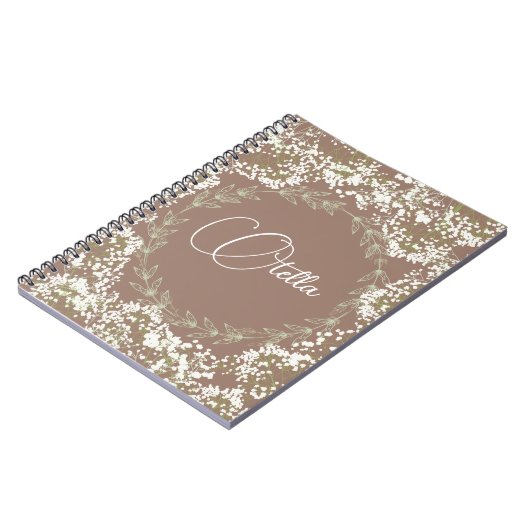 Mooie Floral Notitieboek (Linkerzijde)