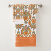 Mooie Floral Paisley Bad Handdoek (Insitu)