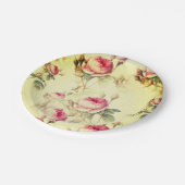 Mooie  Floral Papieren Bordje (Gekanteld)