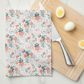Mooie Floral Pattern Girly Theedoek (Quarter Fold)