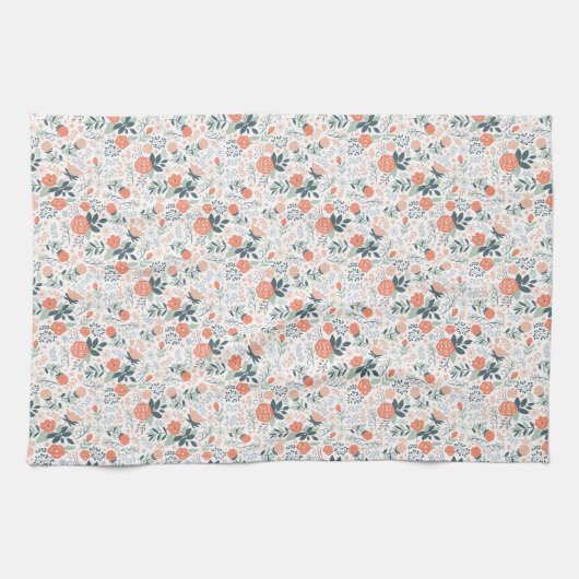 Mooie Floral Pattern Girly Theedoek (Horizontaal)