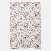 Mooie Floral Pattern Girly Theedoek (Verticaal)