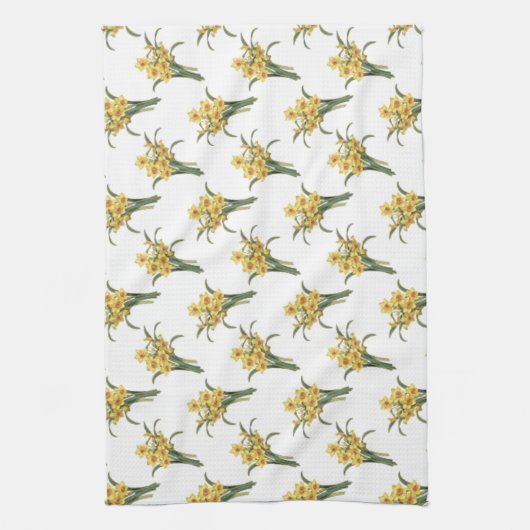 Mooie Floral Pattern Towel Theedoek (Verticaal)