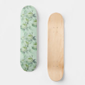 Mooie  Floral Persoonlijk Skateboard (Voorkant)