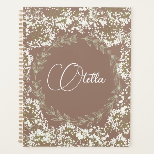 Mooie Floral Planner (Voorkant)