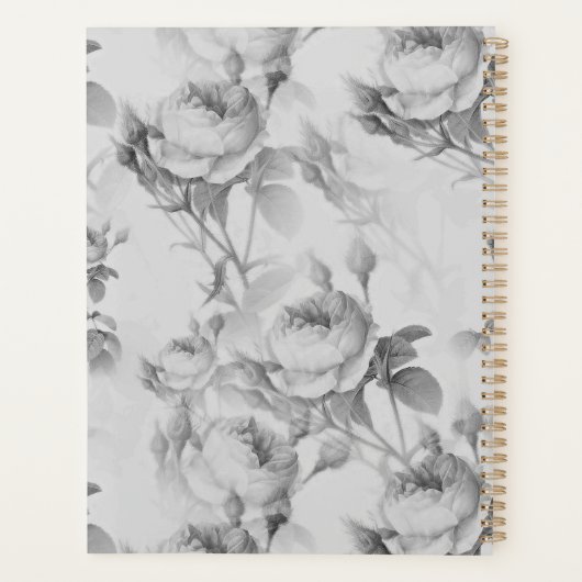 Mooie Floral Planner (Achterkant)