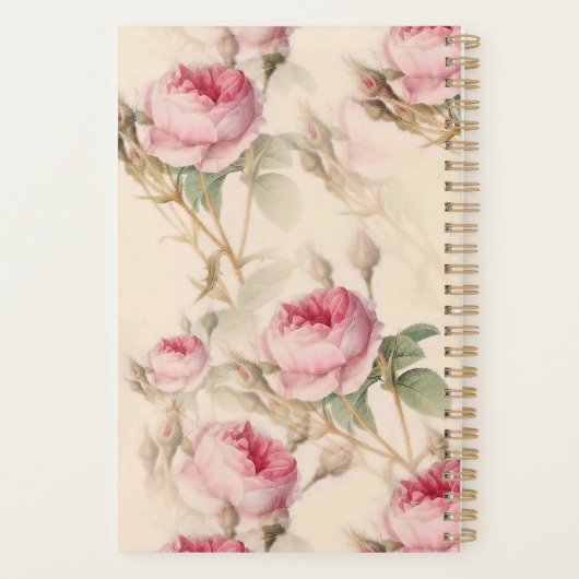 Mooie  Floral Planner (Achterkant)