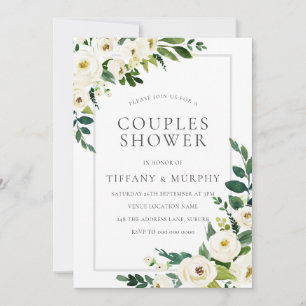 Mooie Floral prachtige Elegant Couples Shower Kaart